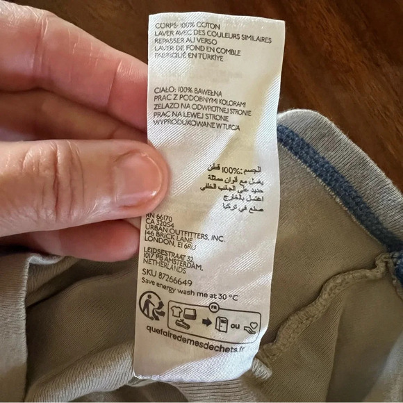 Urban Outfitters Floral Stargaze Clubhouse Long Sleeve Cropped Tee size small - Picture 7 of 12